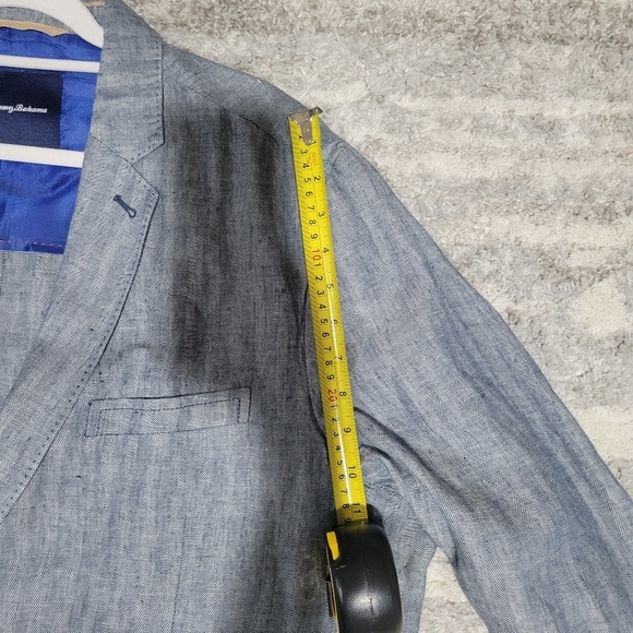 Tommy bahama Gray Blazer with Elbow Patches - Picture 14 of 14